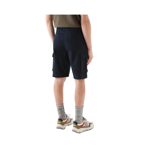 Bermuda Uomo cargo tinti in capo Blu WOOLRICH- Francavilla Moda